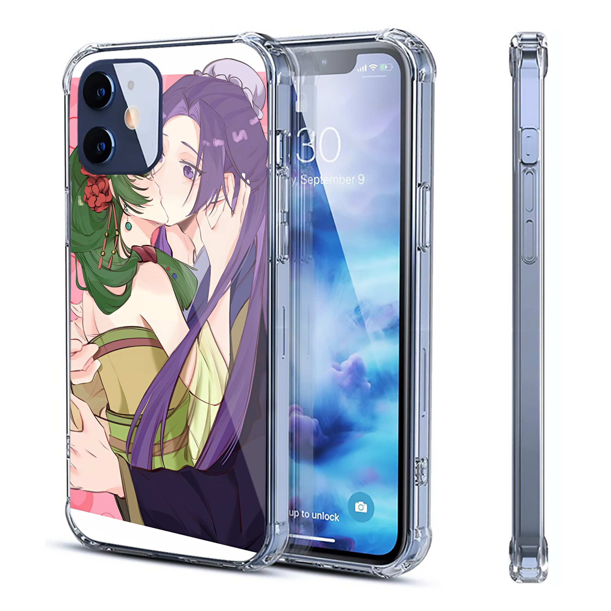 （画像用） 薬屋のひとりごと The Apothecary Diaries 【iPhone 12シリーズ対応】透明スマホケース（クリアソフトケース）
